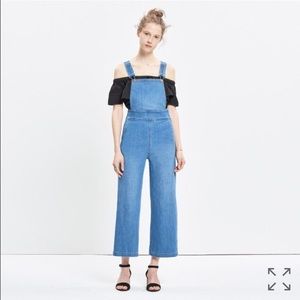 Madewell wide leg overalls